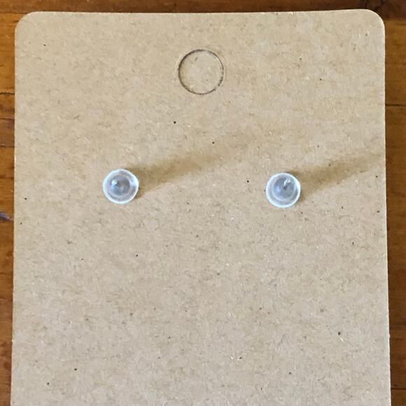 Red Truck Christmas Tree Stud Earrings - Hand Painted Wood, Hypoallergenic - Picture 4 of 4